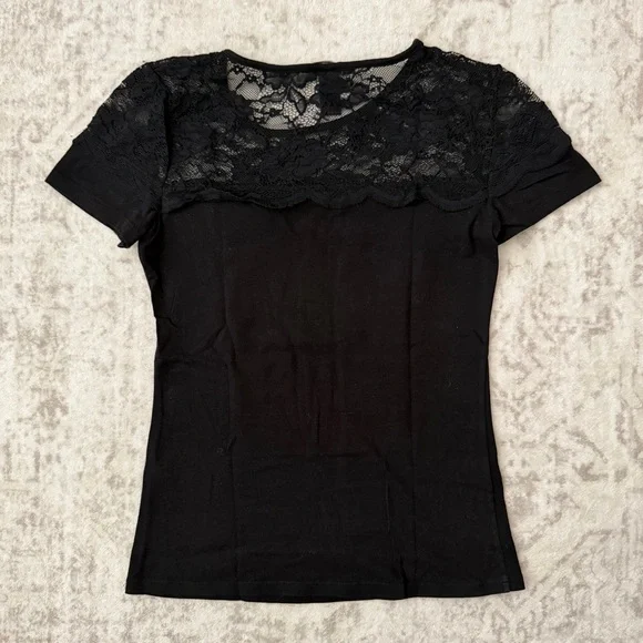 H&M Black Lace Top - Picture 2 of 2